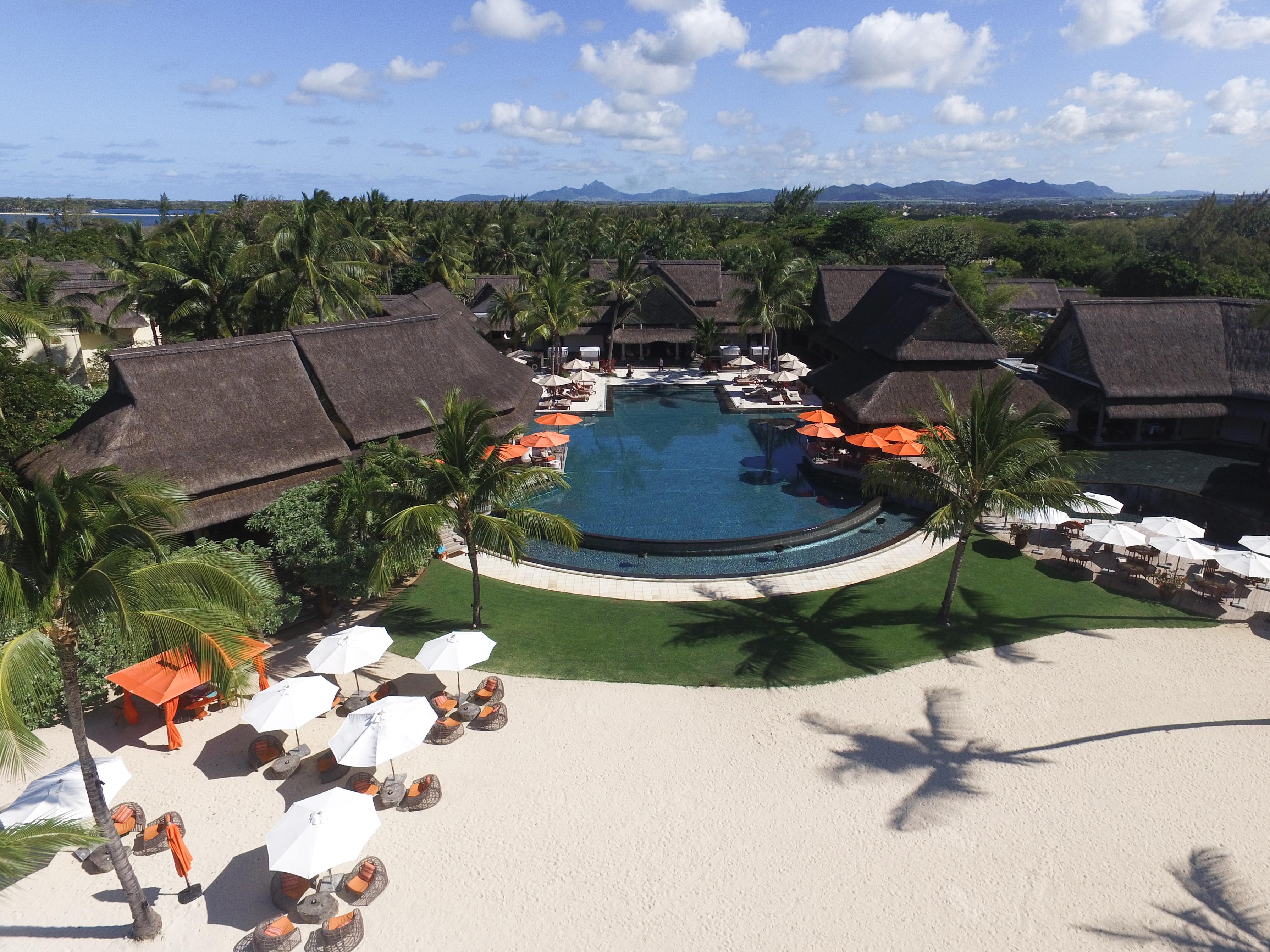 Constance Prince Maurice Post of Flacq Exterior foto Aerial view of the resort